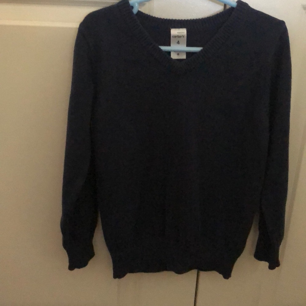 Navy blue carters sweater